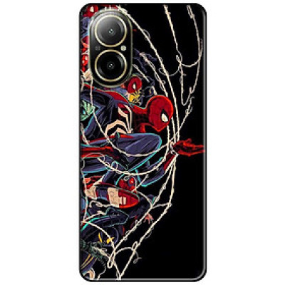 Ốp lưng cho Oppo Realme 10 - C11 2021 - C65 4G - C67 - C20 - Poco X6 5G - Nhện Bắn Tơ - Hàng Chính Hãng