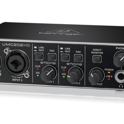 Card âm thanh Behringer U-PHORIA UMC202HD - Chính hãng