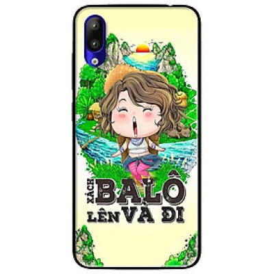 Ốp lưng dành cho Vsmart Start mẫu Xách Balo Lên Nữ