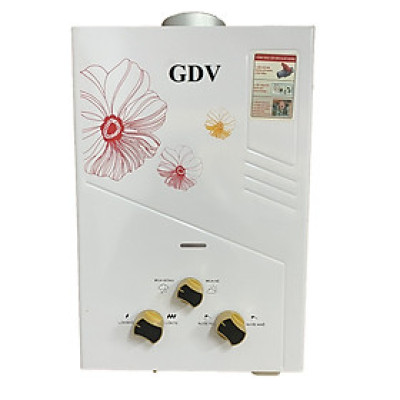 Bình Tắm Dùng Gas GDV HY-10L Ống Đồng 8MM - Hàng Chính Hãng