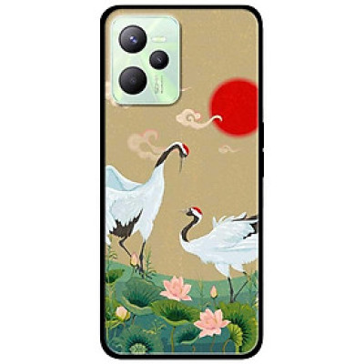 Ốp lưng dành cho Realme C35 mẫu Hạc Đầu Đỏ