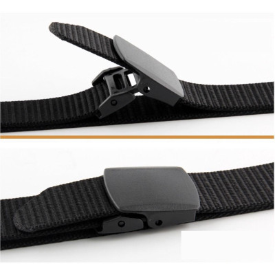 Thắt lưng vải khoá nhưa_không cần tháo khi đi máy bay