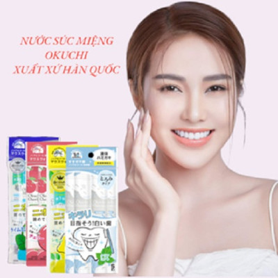 Nước Súc Miệng Tinh Dầu Chanh Okuchi Gachi Lemon X5 (1 Gói 5 Thanh)