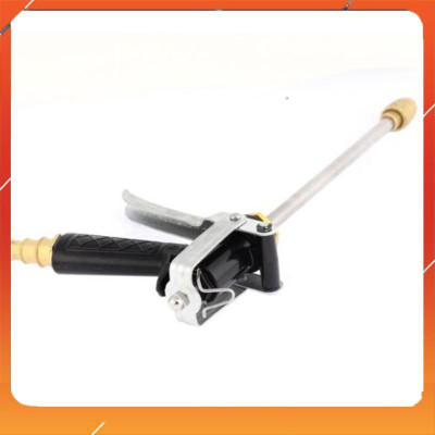 ️Evoucher Bộ dây vòi xịt nước rửa xe, tưới cây , tăng áp 3 lần, loại 15m 206318 đầu đồng,đai,nối vàng+  mở chai