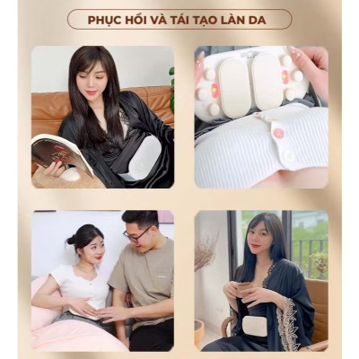 Máy Massage Giảm Đau Bụng Kinh BUMAS BU01 - Hỗ Trợ Chống Lão Hoá Da Sau Sinh - Hàng Chính Hãng