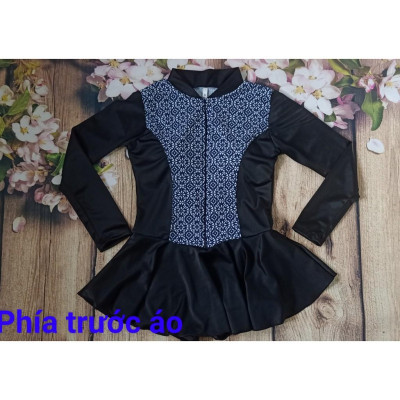 ĐỒ BƠI TAY DÀI CHỐNG NẮNG HÀNG CAO CẤP CHẤT VẢI BAO ĐẸP CÓ QUẦN VÁY RẤT TIỆN LỢI HỌA TIẾT XINH XẮN THỜI TRANG