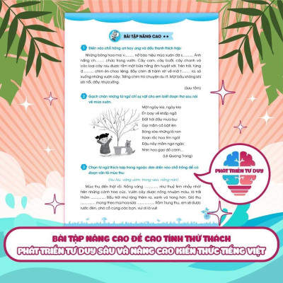 Sách - Bài Tập Bổ Trợ Tiếng Việt Cơ Bản Và Nâng Cao Lớp 2 - Tập 2 - Megabook