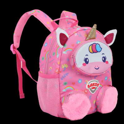 Balo Mẫu Giáo Trẻ Em Hình Thú SAKOS LOLLIPOP - Họa Tiết Dễ Thương Cho Bé - Hàng Chính Hãng