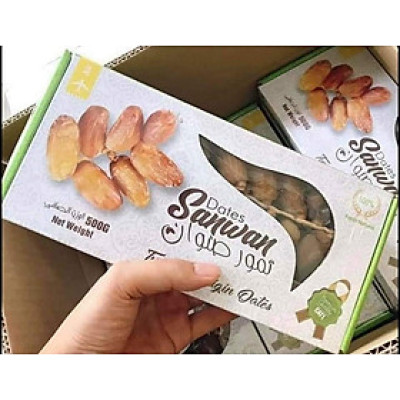 Chà Là sấy khô nguyên cành Tunisia (hộp 500gr)