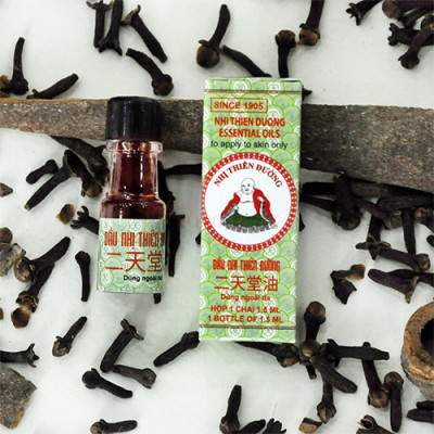 Dầu gió Nhị Thiên Đường Essential Oil 1.5ml (01 Chai/02 Chai/03 Chai/04 Chai/05 Chai/10 Chai) - Hàng chính hãng