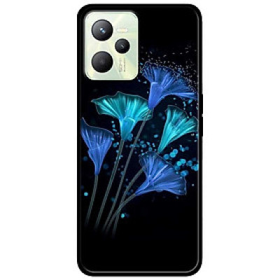 Ốp lưng dành cho Realme C35 - Realme Narzo 50A Prime mẫu Hoa Đêm Xanh