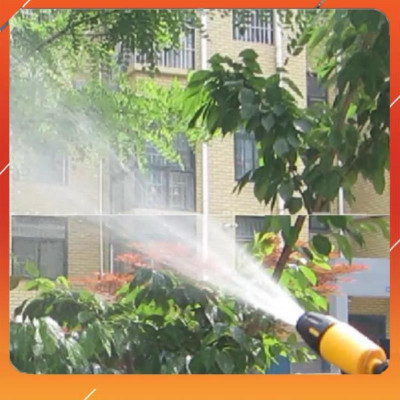Vòi Xịt️Evoucher Bộ dây vòi xịt nước rửa xe, tưới cây , tăng áp 3 lần, loại 15m 206319 đầu đồng, cút đồng+  mở chai