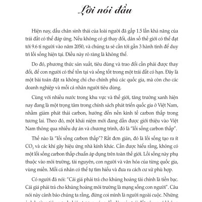Hướng Đến Cuộc Sống Carbon Thấp Thân Thiện Với Môi Trường