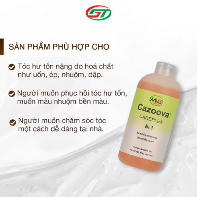 Phục hồi tóc Keratin Nuôi Dưỡng & Phục Hồi tóc hư tổn Cazoova Careplex No.1 700ml