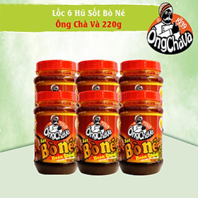 Lốc 6 Hũ Sốt Bò Né Ông Chà Và 220g (Chuyên Dùng Ướp Và Xào Các Món Bò Tăng Hương Vị Thơm Ngon Cho Món Ăn)