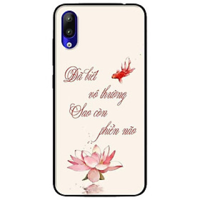 Ốp lưng dành cho Vsmart Start mẫu Sen Hồng Và Cá