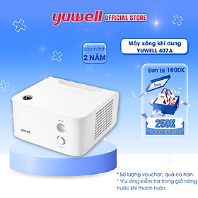 Máy Xông Khí Dung Nén Khí YUWELL 407A Xông Mũi Họng Hiệu Quả - Bảo Hành 2 Năm - Nhập Khẩu Chính Hãng
