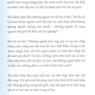 Sống Trong Thế Giới Đàn Ông