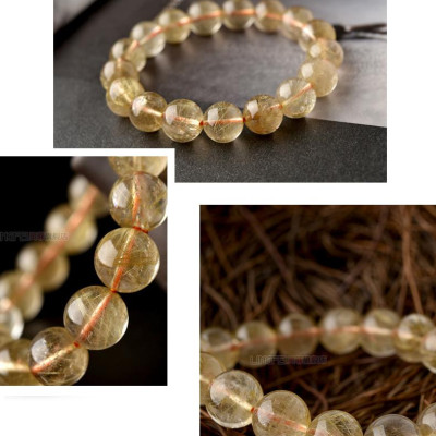 Vòng Đá Thạch Anh Tóc Vàng