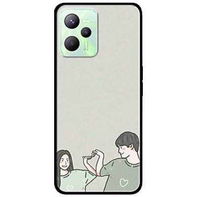 Ốp lưng dành cho Realme C35 - Realme Narzo 50A Prime mẫu Cặp Đôi Tim