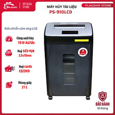 Máy Hủy Tài Liệu Silicon PS-910LCD