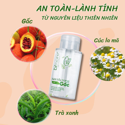 Nước tẩy trang chiết xuất Gấc Bimore_320ml