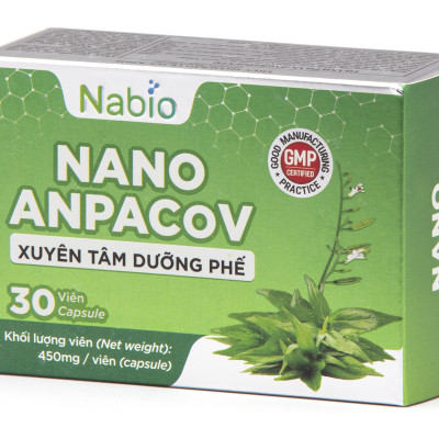 TPBVSK Nano Anpacov - bảo vệ và tăng cường sức khoẻ hệ hô hấp