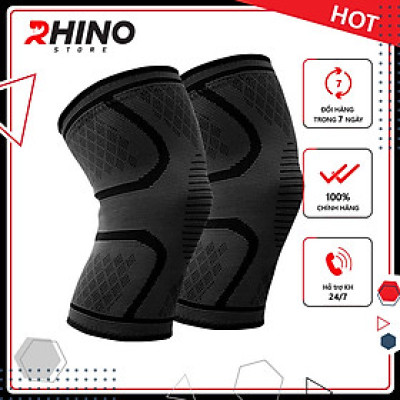 Bảo vệ khuỷu tay Rhino 7546 (1 Đôi) giảm chấn thương khi chơi thể thao, bóng đá, bóng rổ, bóng chuyền - Hàng chính hãng dành cho cả nam và nữ