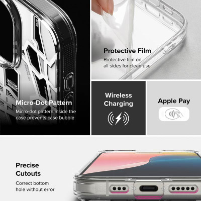 Ốp lưng dành cho iPhone 16 Pro Max/16 Pro/16 Plus/16 RINGKE Fusion Design - Hàng Chính Hãng