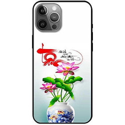 Ốp lưng cho iPhone 12 - iPhone 12 Pro - 12 Pro Max - 13 Mini - iPhone 13 - 13 Pro - 13 Pro Max - Sen Tâm Hoa - Hàng Chính Hãng