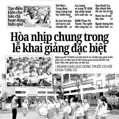 Nhật báo Người Lao Động từ ngày 01-09-2025 đến 07-09-2025