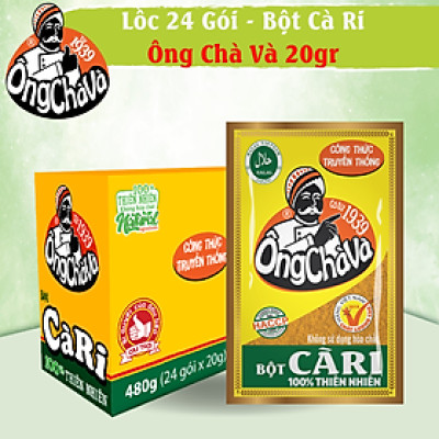 Lốc 24 Gói Bột Cà Ri Ông Chà Và 20g (Curry Powder)