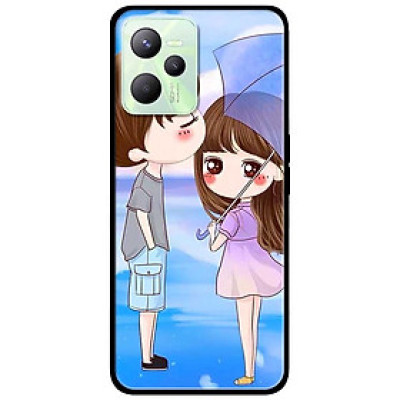 Ốp lưng dành cho Realme C35 mẫu Anime Cặp Đôi Xanh