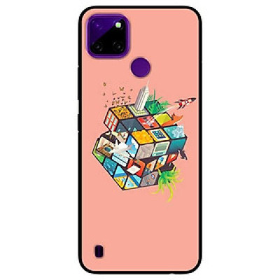 Ốp lưng dành cho Realme C21Y - C25Y mẫu Rubik Cube