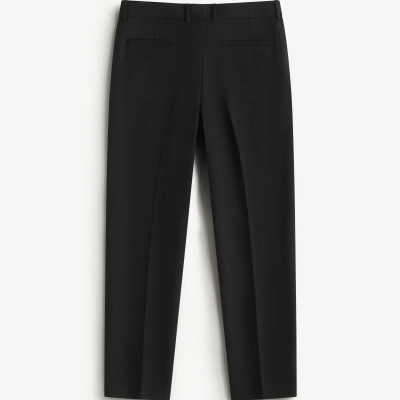 Quần vải / Quần tây nam màu Đen Form Slim (ống thoải mái không ôm ) - ROUTINE 10F24PFO003 | ROUTINE CÀ MAU