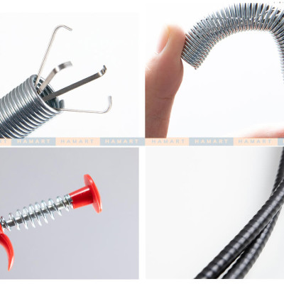 Dụng Cụ Gắp Rác Bồn Chậu 60/160 Cm Cây Gắp Rác Thông Tắc Bồn Chậu Nhà Vệ Sinh Tiện Lợi