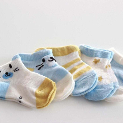 Set 5 Đôi Vớ Tất Lưới Mùa Hè Cao Cấp ( Đồ Cho Bé Sơ Sinh 4-10kg )