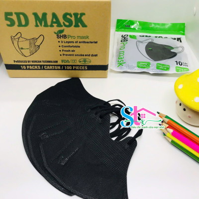 Thùng khẩu trang 5d SHB pro mask nguyên thùng, 5d mask hàn quốc cao cấp