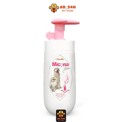 Sữa Tắm MICONA 200ml Ngừa Nấm, Viêm Da, Giúp Mượt Lông Chó Mèo