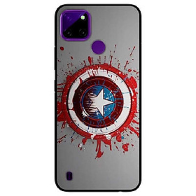 Ốp lưng dành cho Realme C21Y - C25Y mẫu Sao Vòng Tròn Đỏ