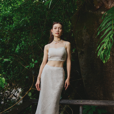 Váy Suông Linen Lanh SKI047 thời trang thiết kế Hity