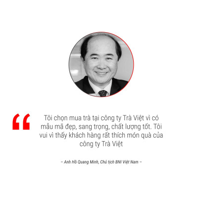 TRÀ VIỆT -Hộp Quà Tặng An Khang Giấy Gân Nổi Mỹ Thuật Cao Cấp