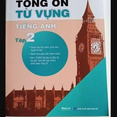 Combo Tổng ôn từ vựng Tiếng Anh (Tập 1 + Tập 2) - MoonBook