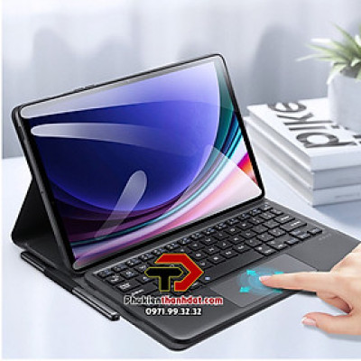 Bao da kèm bàn phím cho SamSung Galaxy Tab S9 FE, Tab S10+ Plus, Tab S9, Tab S9+ Plus, Tab S7 FE, Tab S7+ Plus, Tab S7/S8, S8+ Plus chính hãng Dux Ducis có bàn di chuột TrackPad - Hàng chính hãng 
