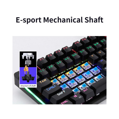 Bàn phím và chuột cơ AJAZZ Combo N-Key Rollover Red Switch đèn nền 2400DPI 104Keys