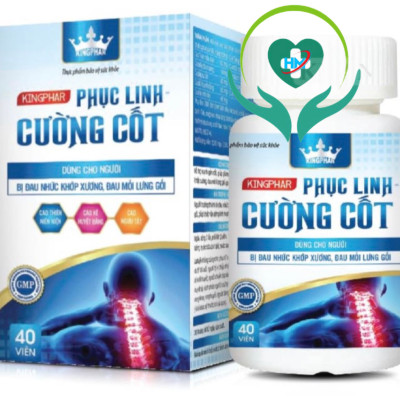 Viên uống Phục Linh Cường Cốt Kingphar , hộp 40 viên