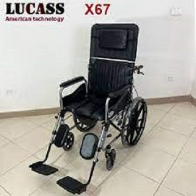 Xe lăn đa năng Lucass X67 (có bô, ngả nằm, tay phanh)