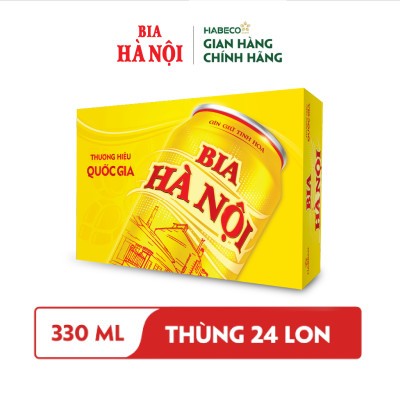 Combo 2 Thùng Bia Hà Nội - Thùng 24 lon 330ml