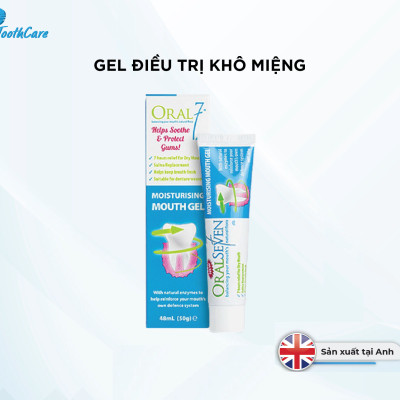 Gel Bôi Giữ Ẩm Oral7 Dùng Cho Người Khô Miệng, Giữ Ẩm Suốt 7 Giờ