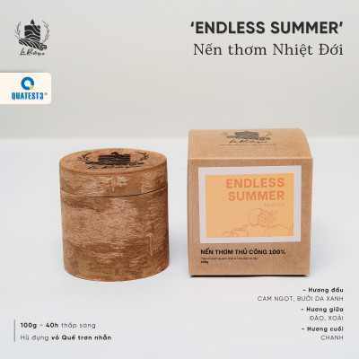 Nến Thơm Trị Liệu Le Rustique Nhiệt Đới (Endless Summer) - Nến Thơm Cao Cấp - An Toàn Sức Khỏe